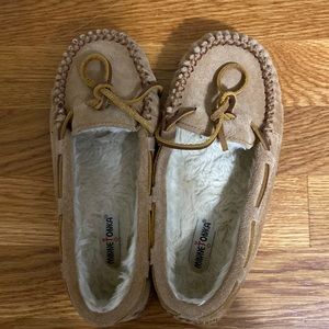 Size 2 kids Minnetonka slippers
